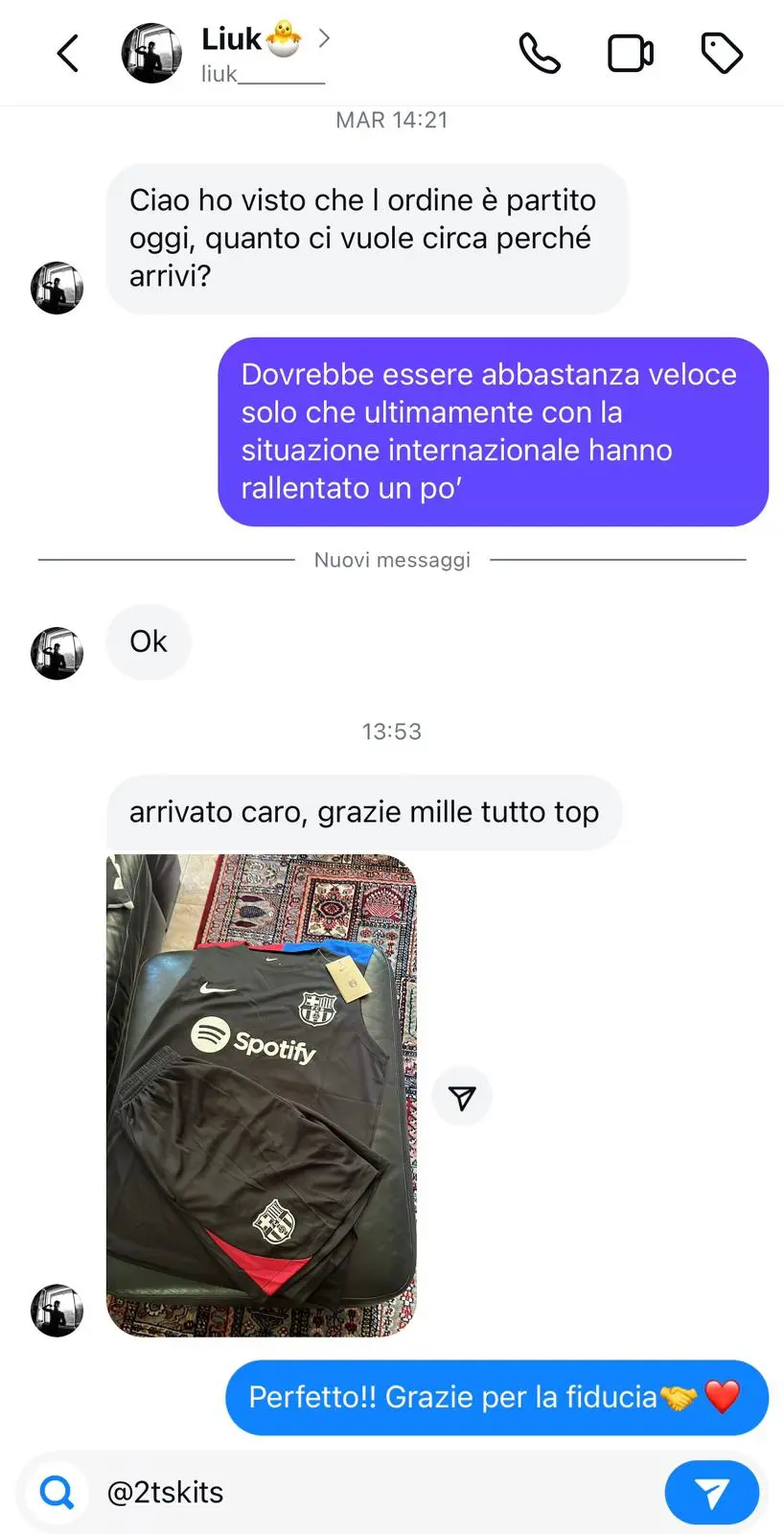 Recensione cliente 2tskits 3 di 6