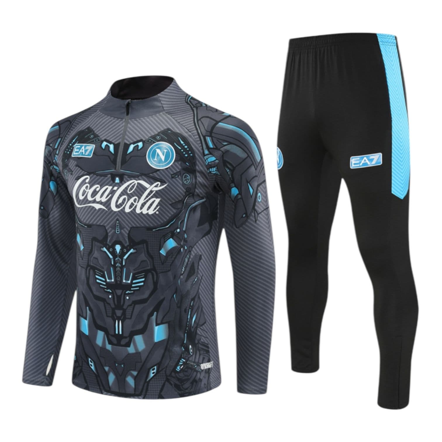 25/26 Napoli x EA7 Tracksuit Grey