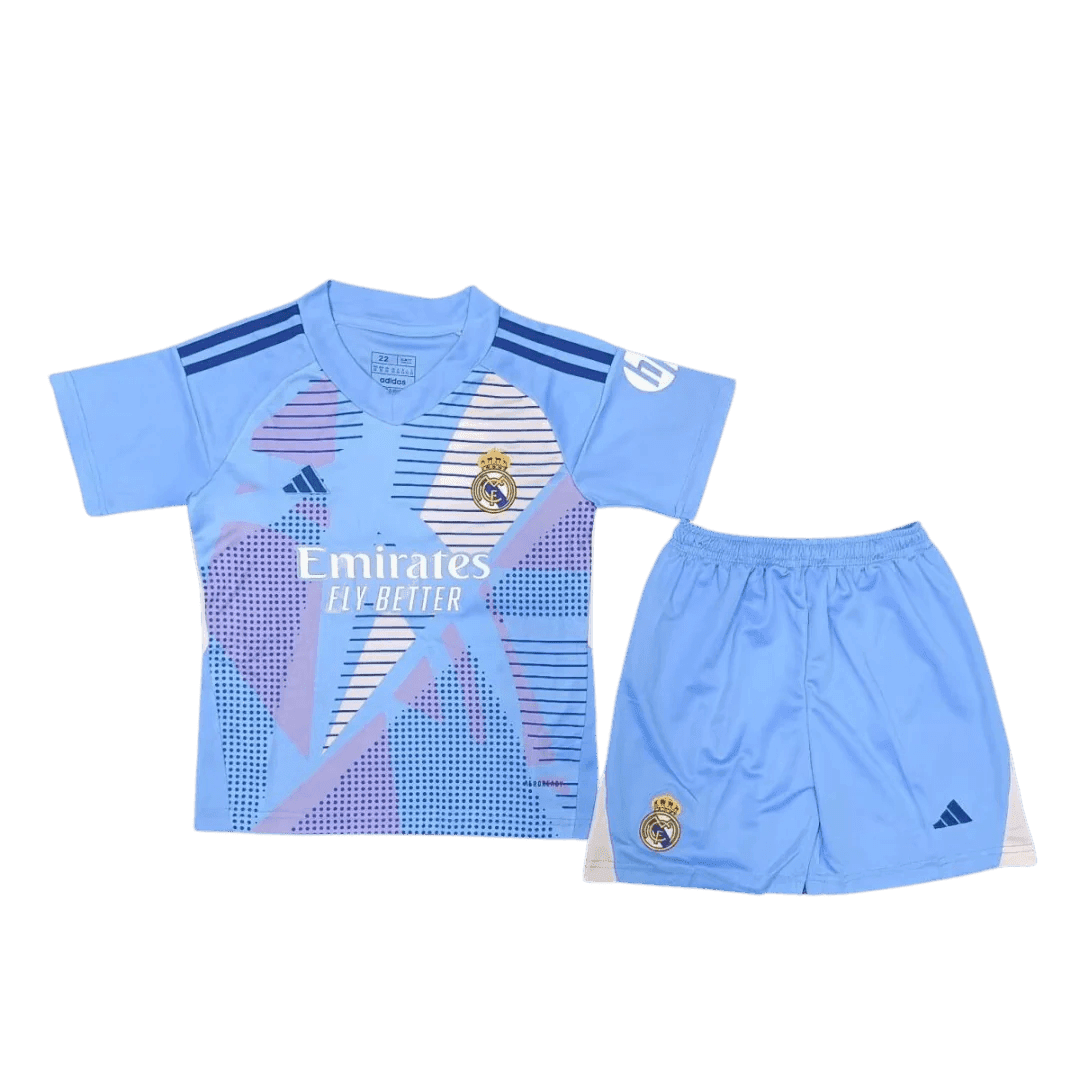 KIT CALCIO BAMBINO REAL MADRID PORTIERE 2024-25
