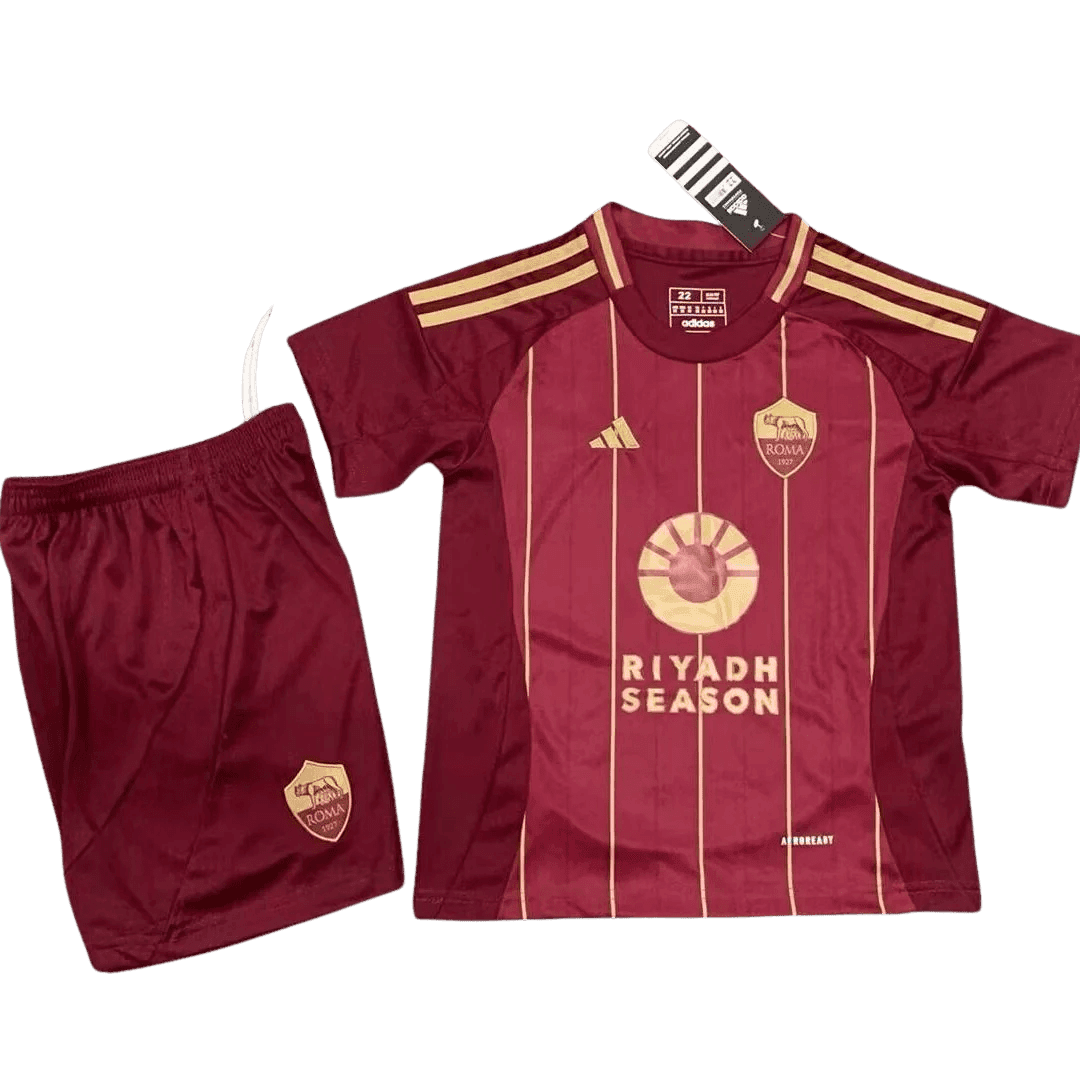 KIT CALCIO BAMBINO ROMA CASA 2024-25