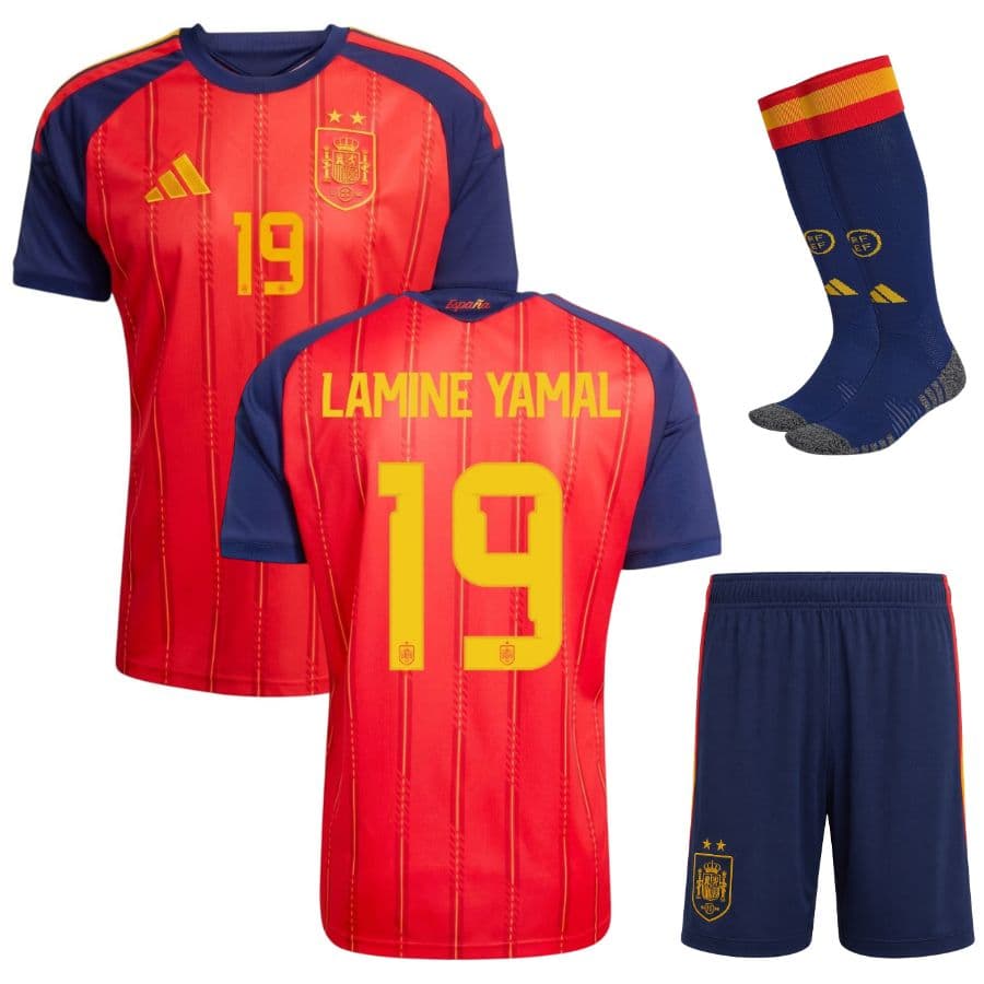 SPAGNA COMPLETINO BAMBINO LAMINE YAMAL HOME 2 STELLE 2026-27
