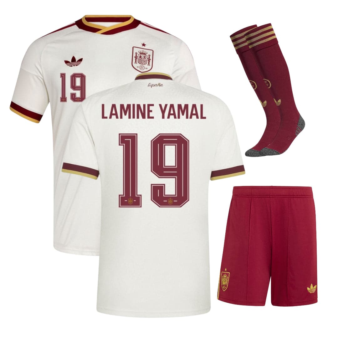 SPAGNA COMPLETINO BAMBINO LAMINE YAMAL AWAY 2026-27