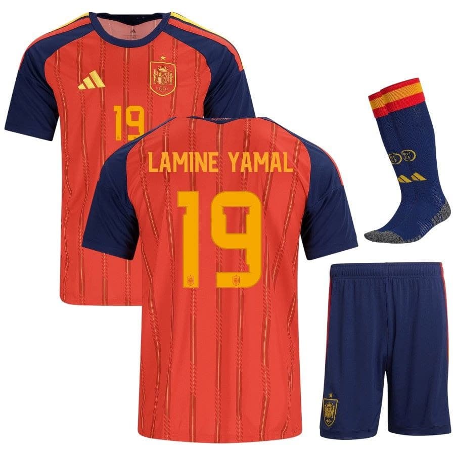 SPAGNA COMPLETINO BAMBINO LAMINE YAMAL HOME 2026-27
