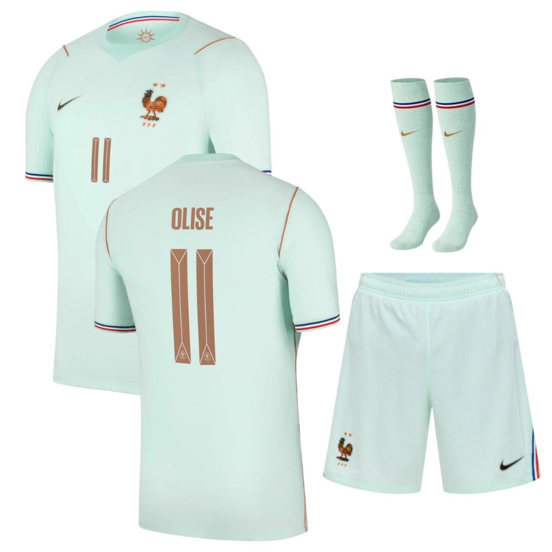 FRANCIA COMPLETINO BAMBINO OLISE AWAY VERDE COPPA DEL MONDO 2026