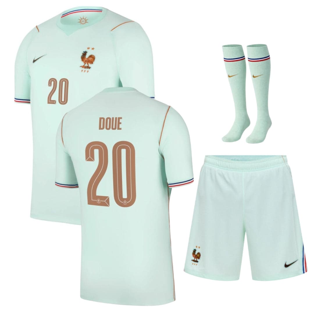 FRANCIA COMPLETINO BAMBINO DOUE AWAY VERDE COPPA DEL MONDO 2026