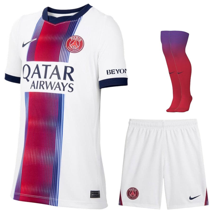 PSG COMPLETINO BAMBINO AWAY 2026-27 BIANCO