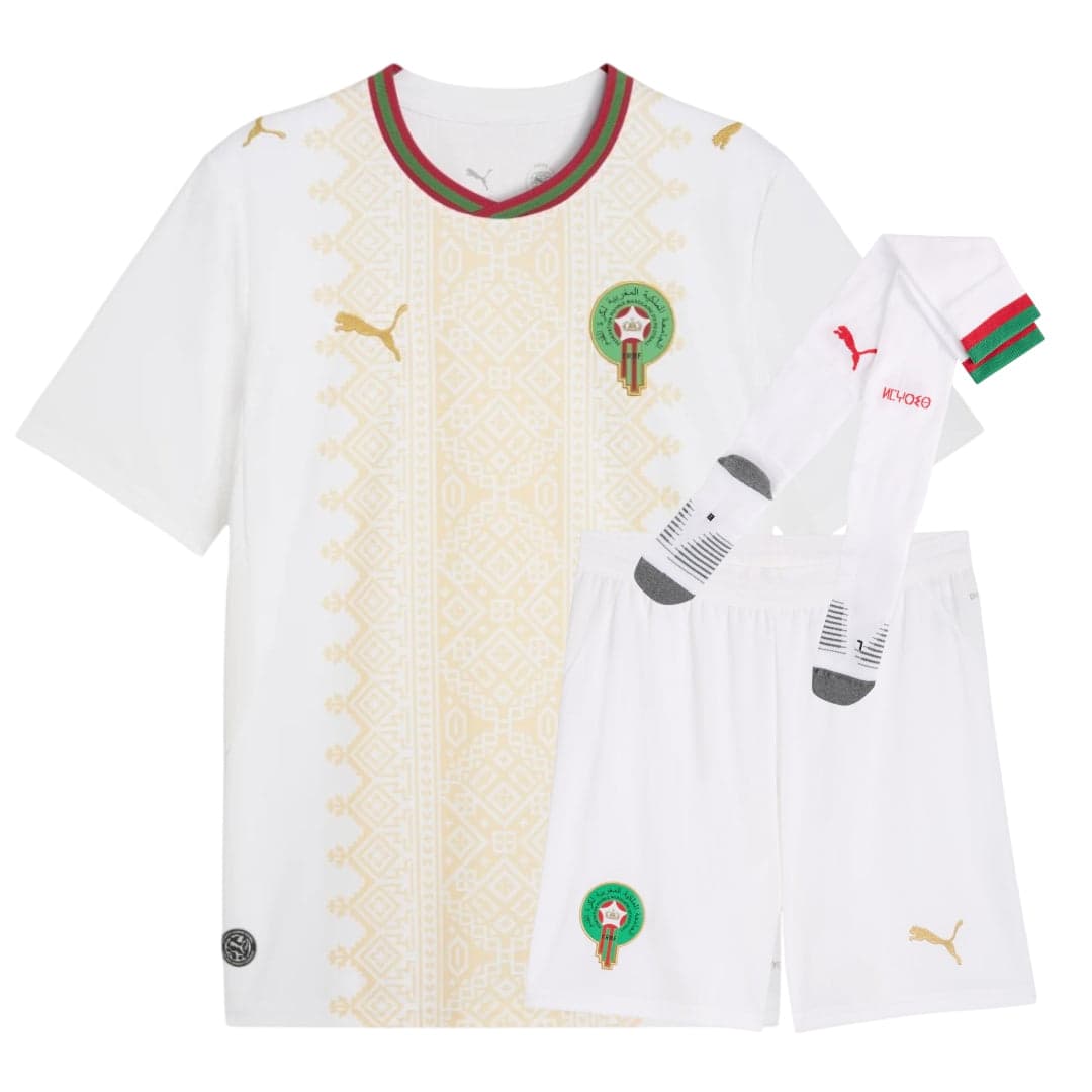 MAROCCO COMPLETINO BAMBINO AWAY COPPA DEL MONDO 2026