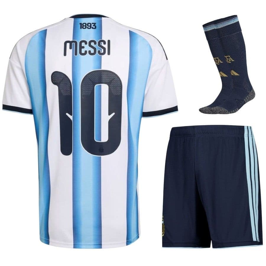 ARGENTINA COMPLETINO BAMBINO MESSI HOME 3 STELLE 2026-27