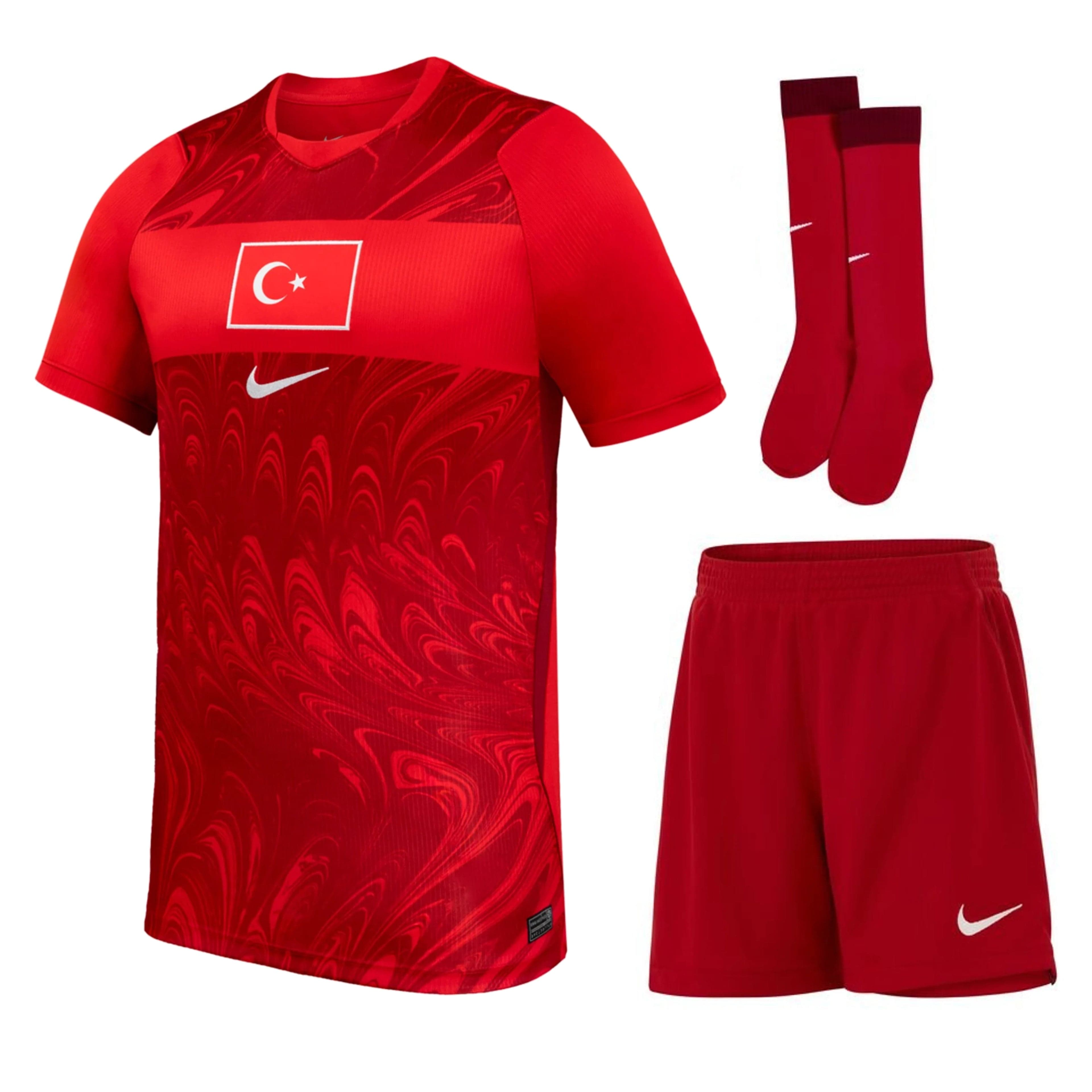 TURCHIA COMPLETINO BAMBINO AWAY ROSSO 2025-26