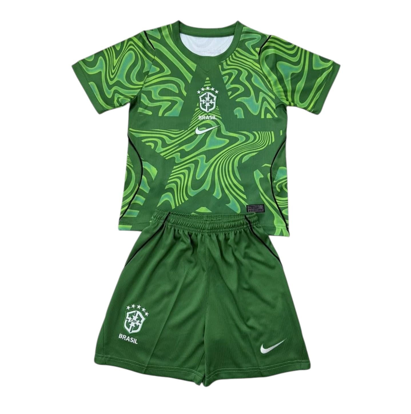 BRASILE COMPLETINO BAMBINO PORTIERE VERDE 2026-27