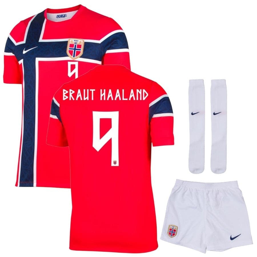 NORVEGIA COMPLETINO BAMBINO HAALAND HOME 2026-27