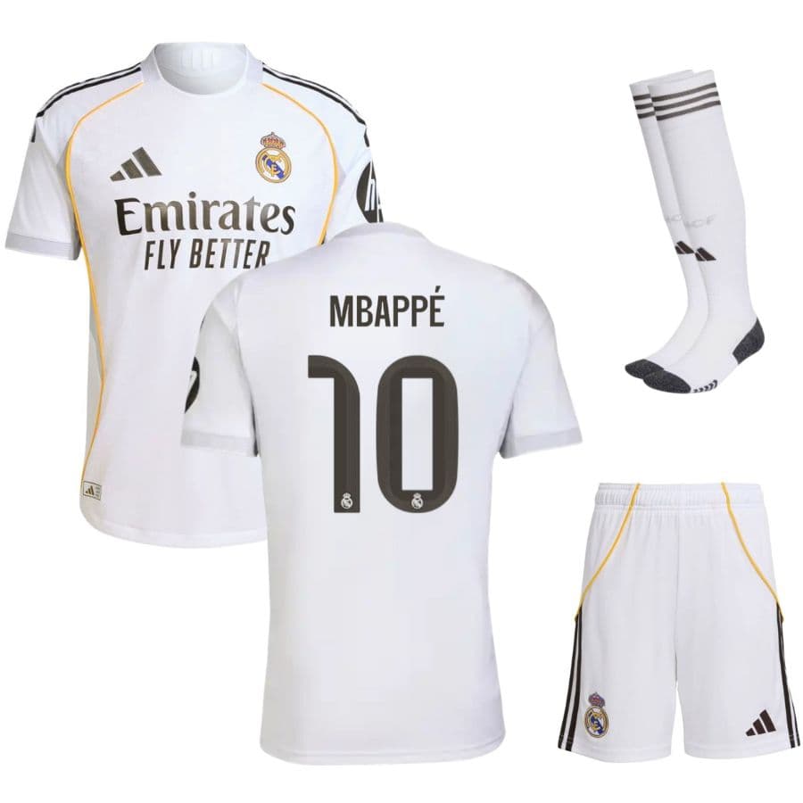 REAL MADRID COMPLETINO BAMBINO MBAPPE HOME 2025-26