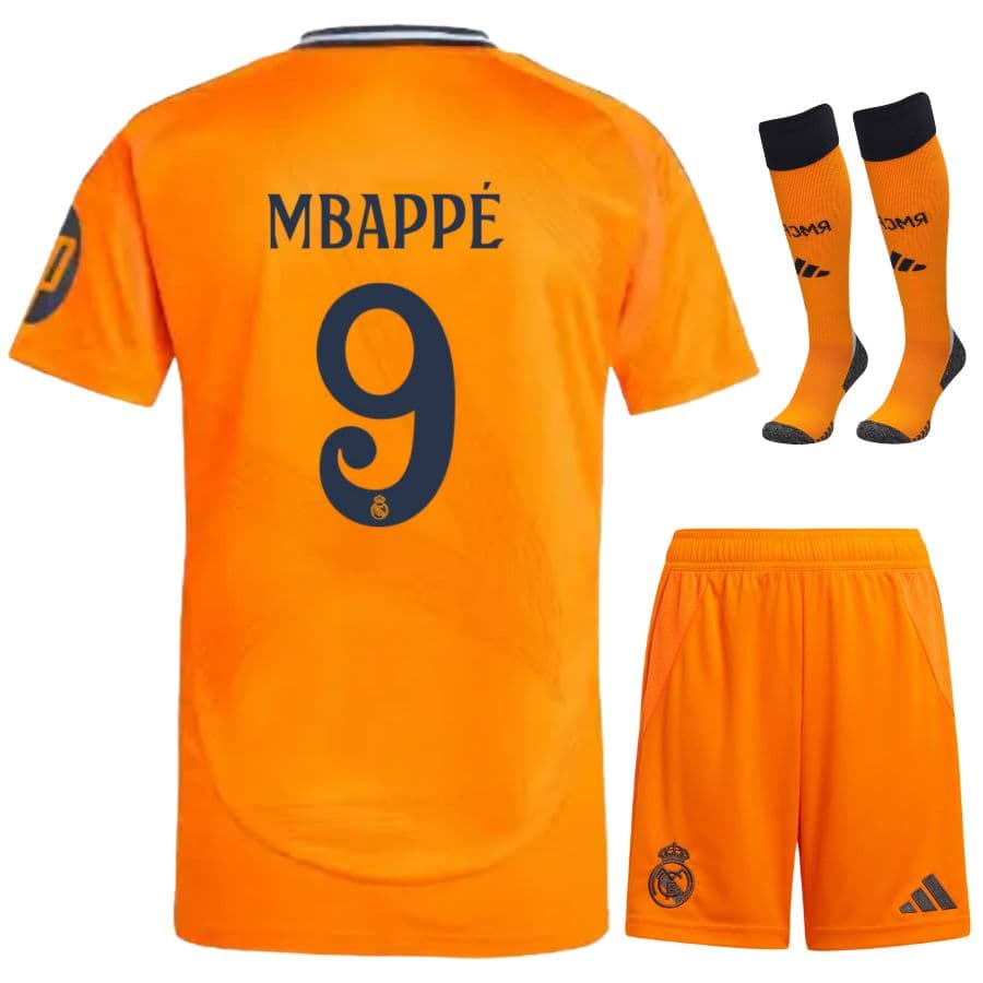 REAL MADRID COMPLETINO BAMBINO MBAPPE AWAY 2024-25