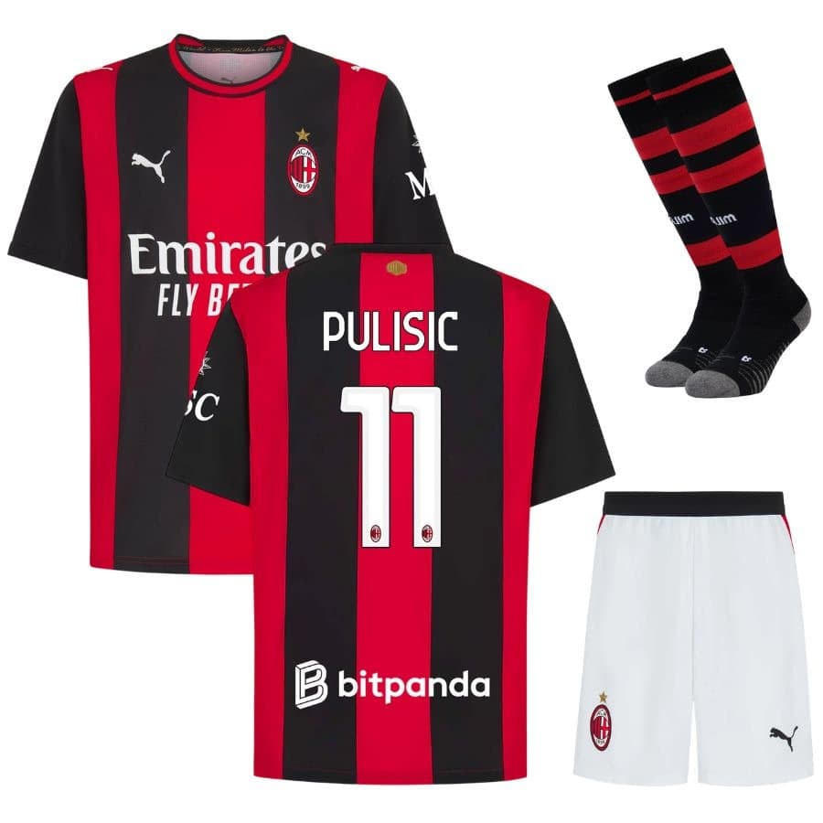 AC MILAN COMPLETINO BAMBINO PULISIC HOME 2026-27