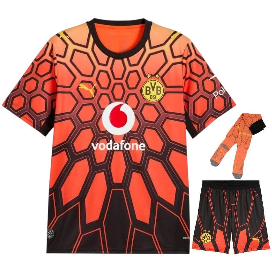 BORUSSIA DORTMUND COMPLETINO BAMBINO PORTIERE ARANCIO 2026-27
