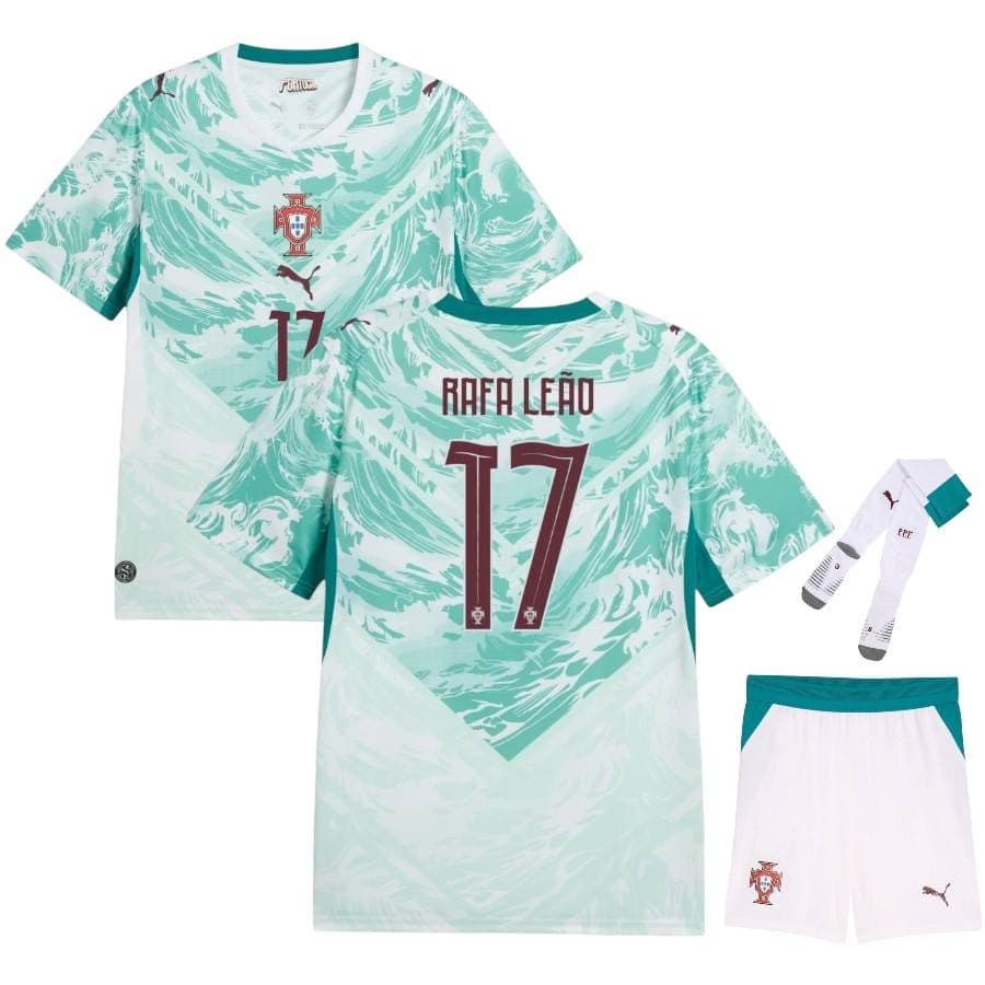 PORTOGALLO COMPLETINO BAMBINO RAFA LEAO AWAY 2026-27