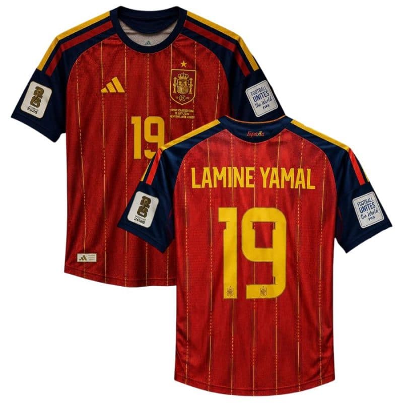 MAGLIA SPAGNA FINALE COPPA DEL MONDO 2026 UOMO LAMINE YAMAL