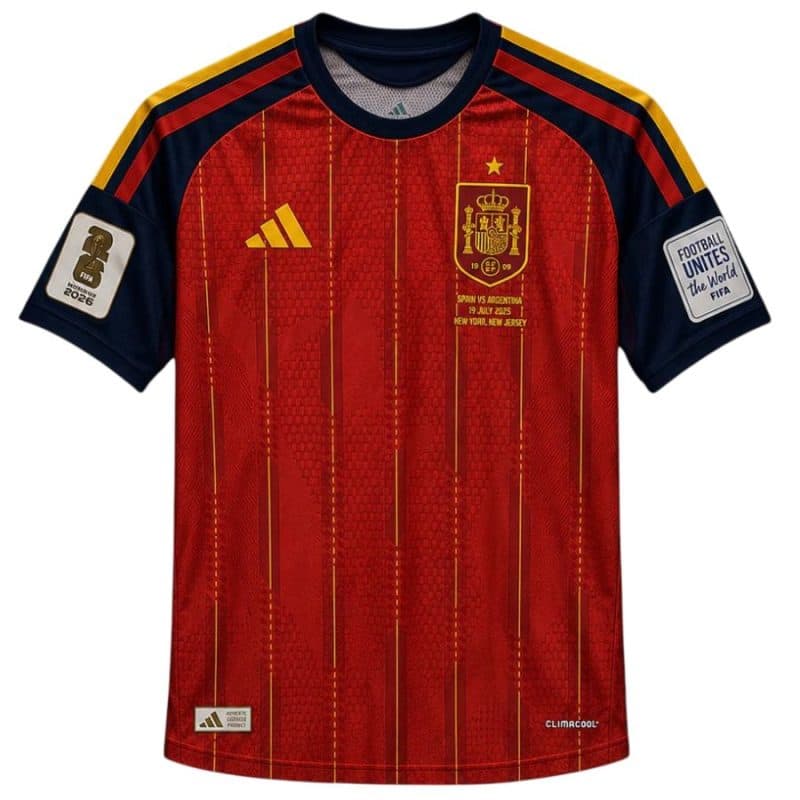 MAGLIA SPAGNA 1 STELLA FINALE COPPA DEL MONDO 2026 UOMO CASA