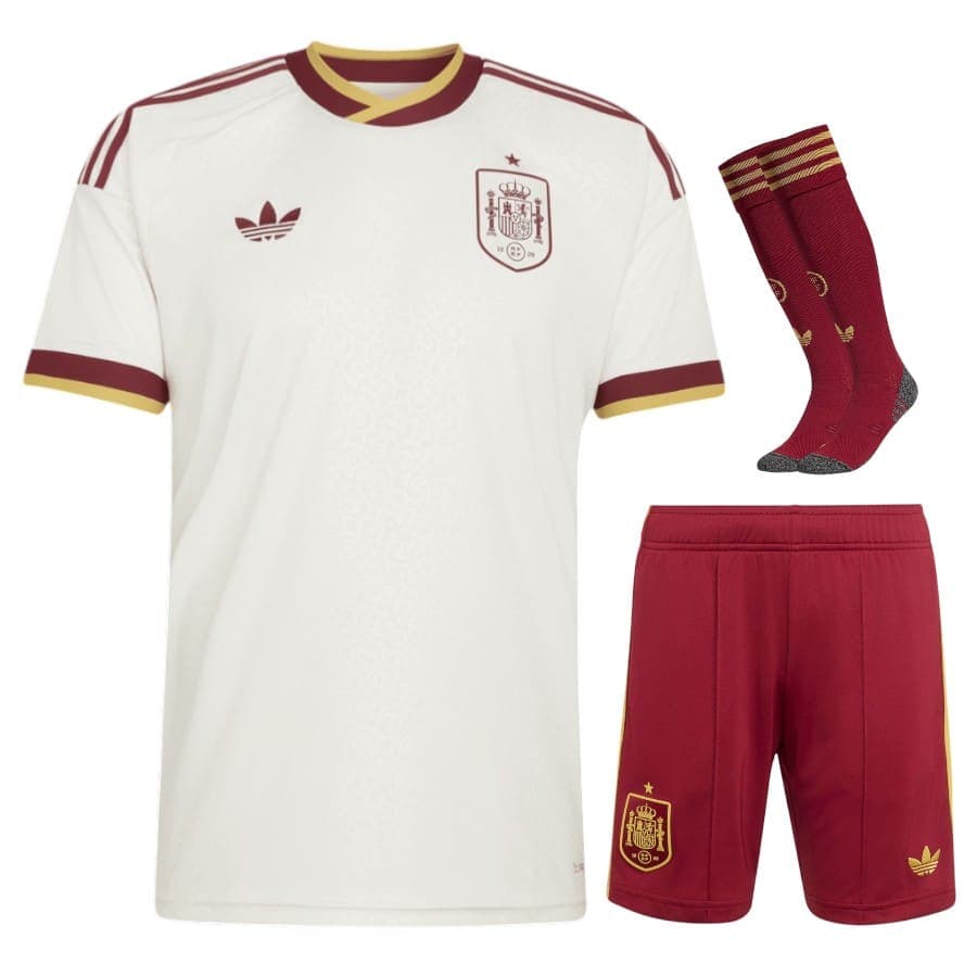 KIT CALCIO BAMBINO SPAGNA TRASFERTA 2026-2027