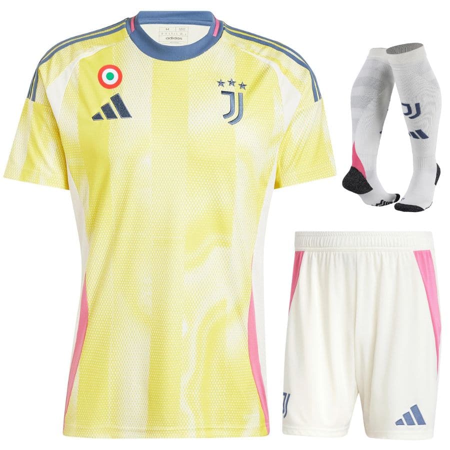 KIT CALCIO BAMBINO JUVENTUS TRASFERTA 2024-2025