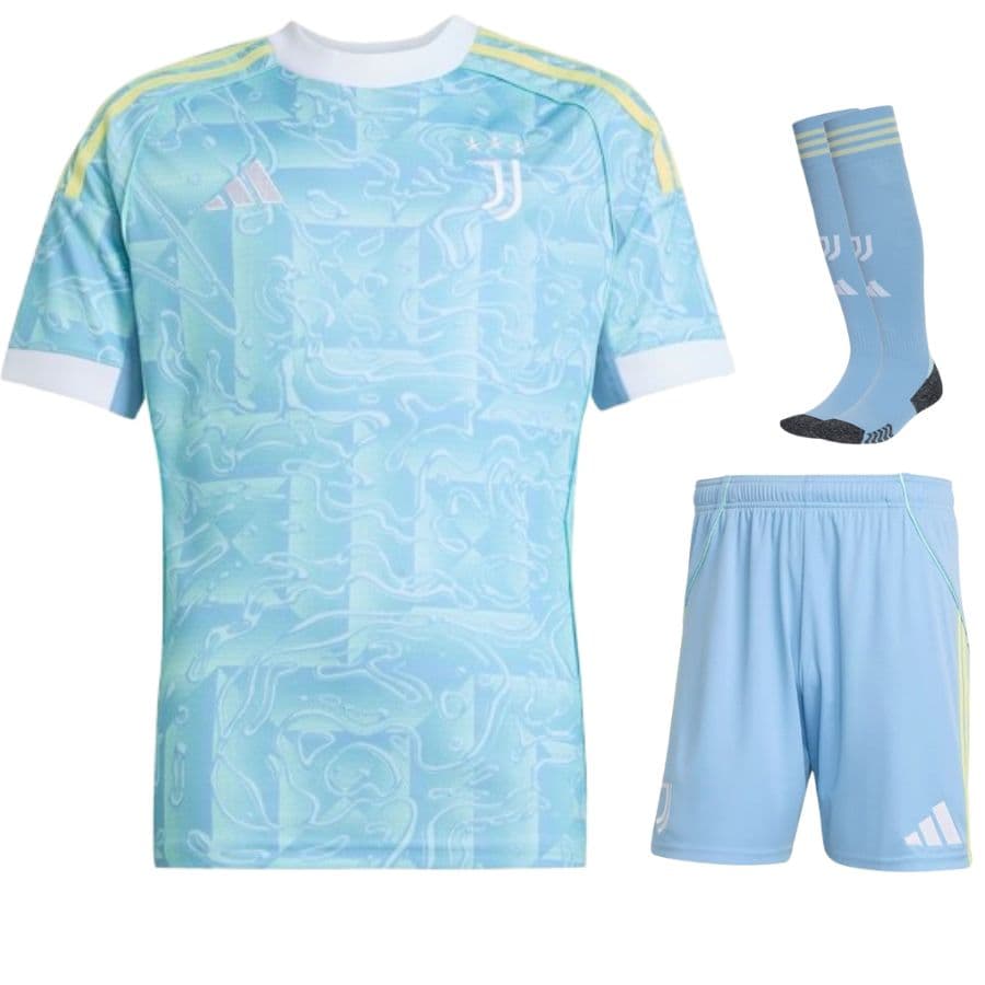 KIT CALCIO BAMBINO JUVENTUS TRASFERTA 2025-2026