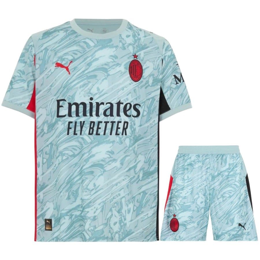 KIT CALCIO BAMBINO AC MILAN PORTIERE CASA 2025-2026
