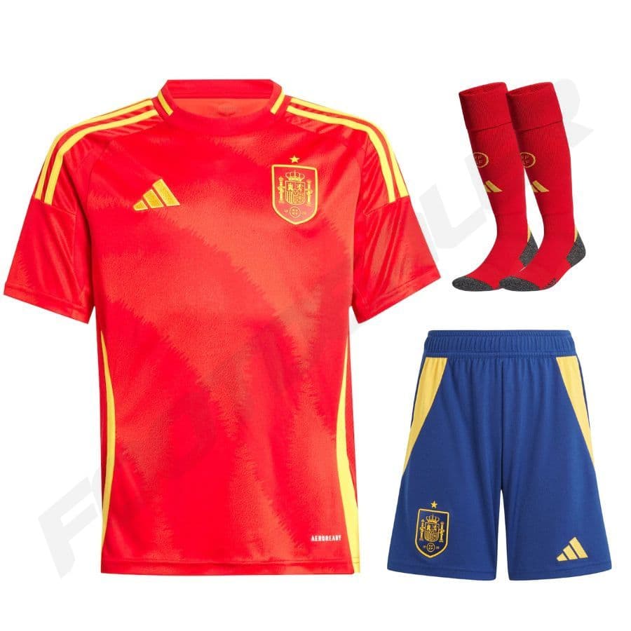 KIT CALCIO BAMBINO SPAGNA CASA 2024-2025