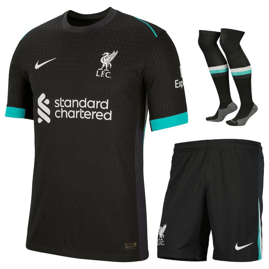 KIT CALCIO BAMBINO LIVERPOOL TRASFERTA 2024-2025