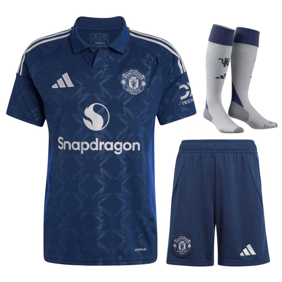 KIT CALCIO BAMBINO MANCHESTER UNITED TRASFERTA 2024-2025