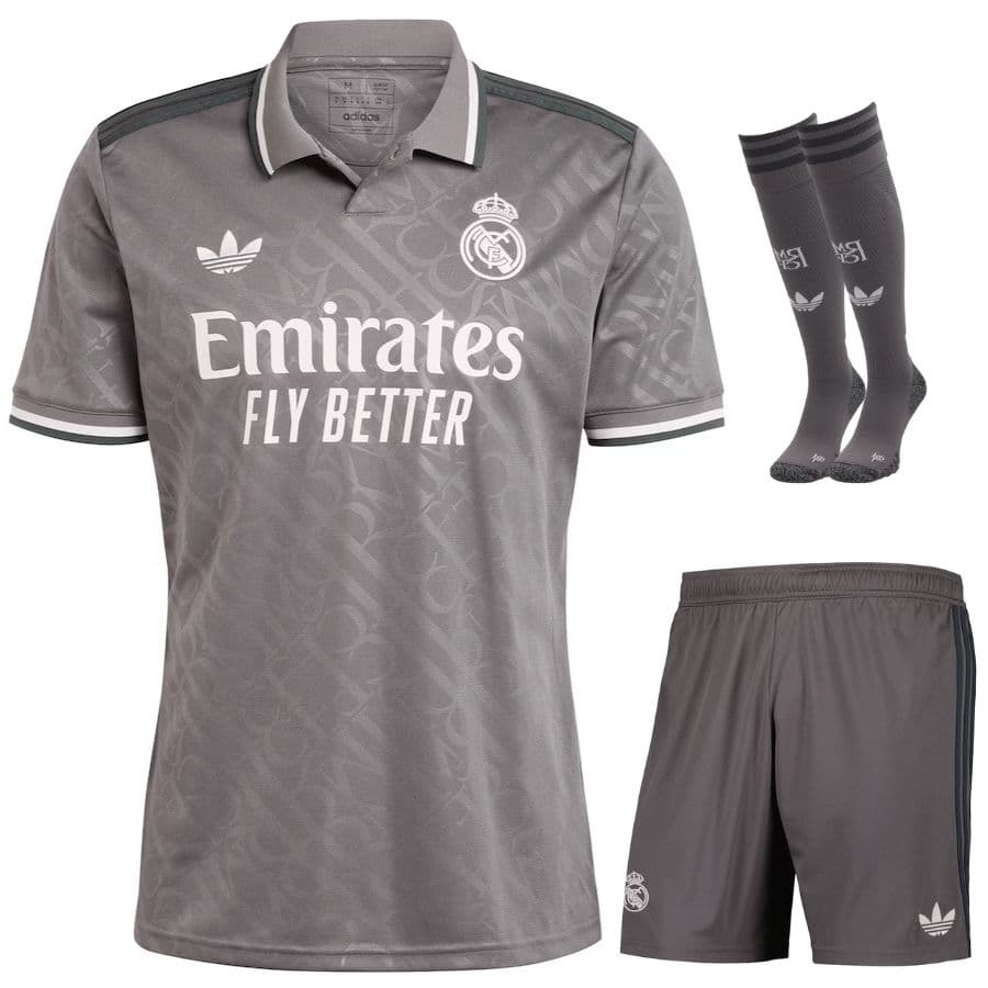 KIT CALCIO BAMBINO REAL MADRID TERZA 2024-2025