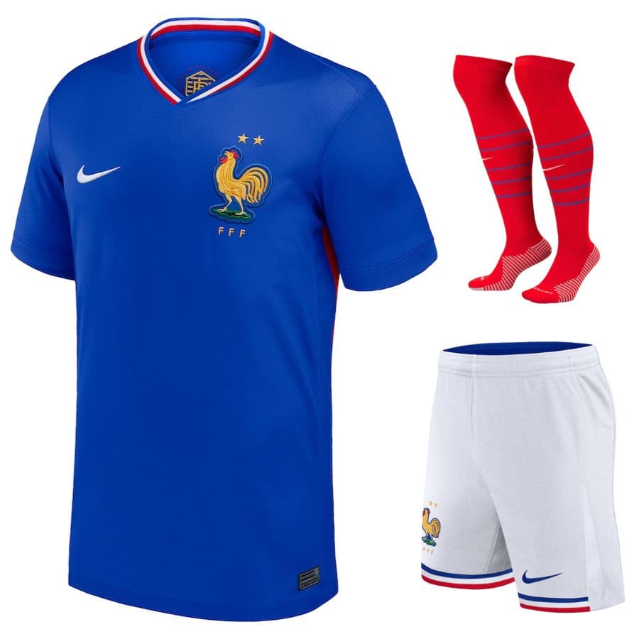 KIT CALCIO BAMBINO FRANCIA EURO CASA 2024