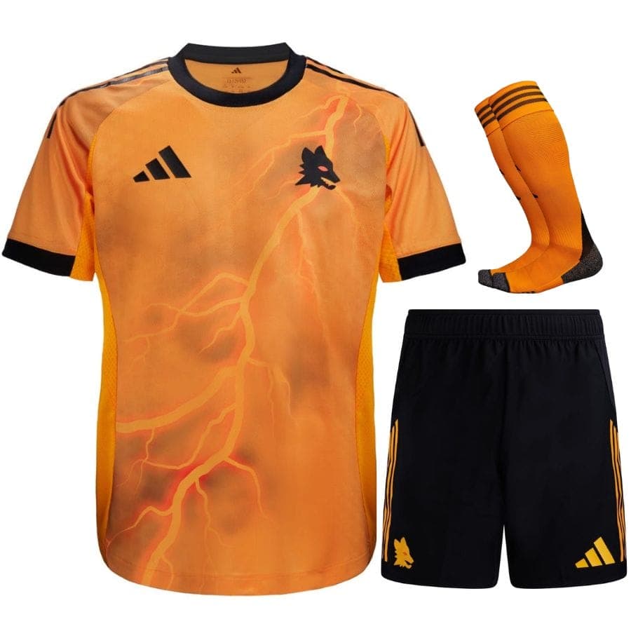 KIT CALCIO BAMBINO AS ROMA TRASFERTA 2025-2026