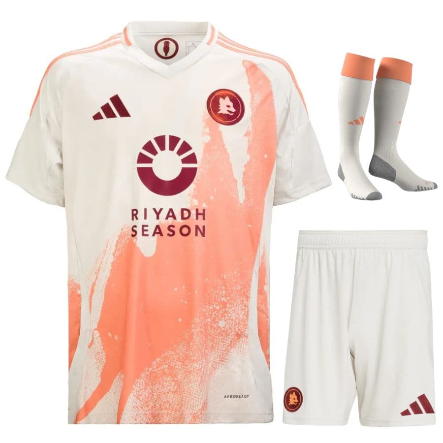 KIT CALCIO BAMBINO AS ROMA TRASFERTA 2024-2025