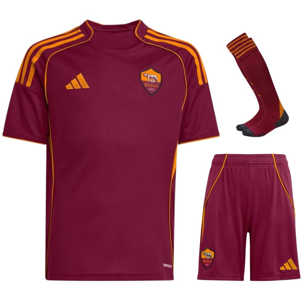 KIT CALCIO BAMBINO AS ROMA CASA 2025-2026