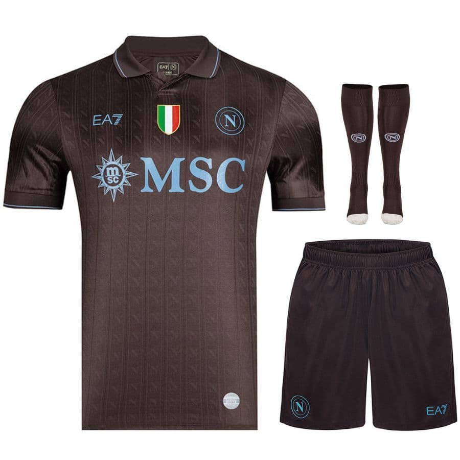KIT CALCIO BAMBINO NAPOLI TERZA 2025-2026