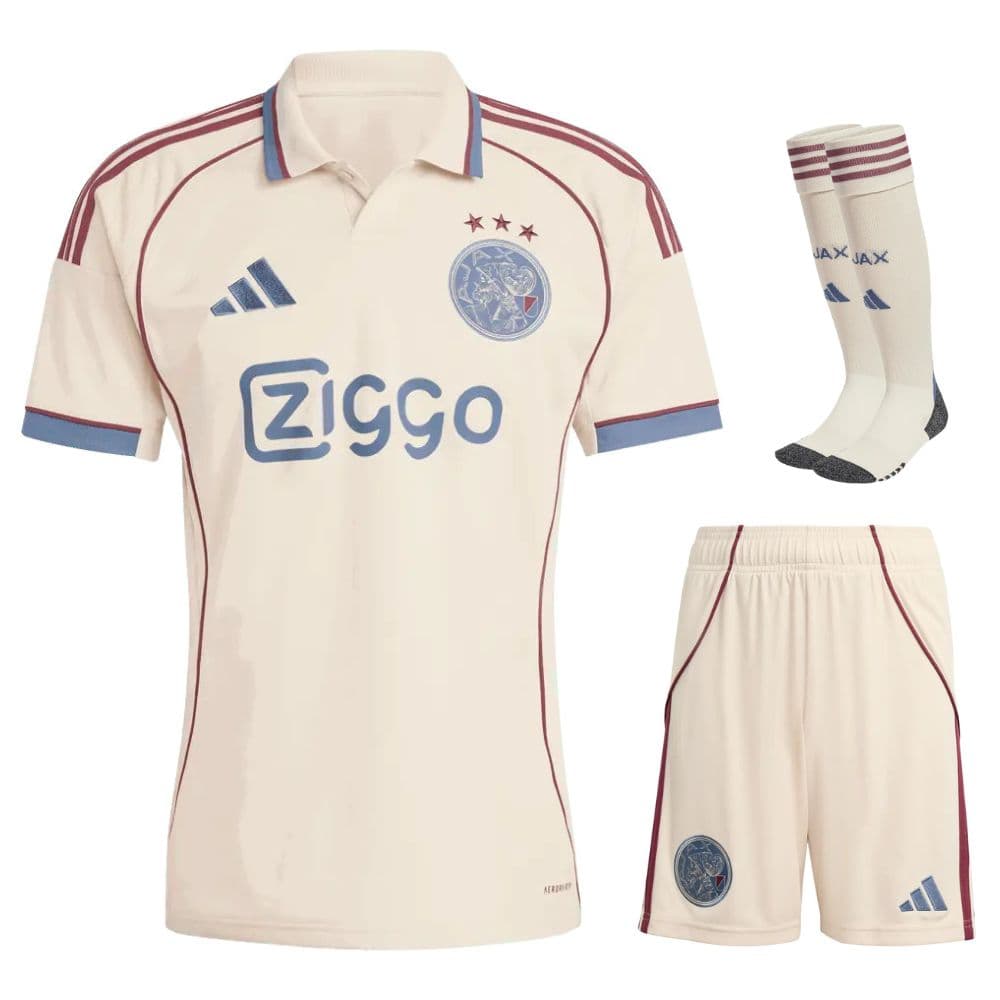 KIT CALCIO BAMBINO AJAX TERZA 2025-2026