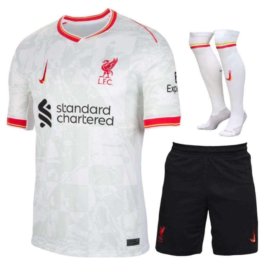 KIT CALCIO BAMBINO LIVERPOOL TERZA 2024-2025