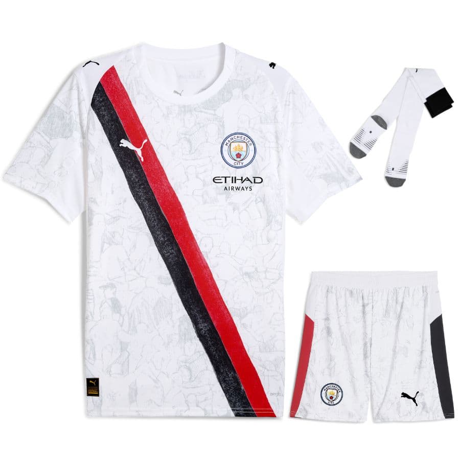 KIT CALCIO BAMBINO MANCHESTER CITY MONDIALE CLUB 2025