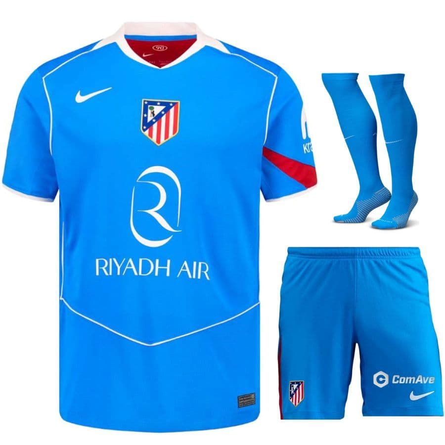 KIT CALCIO BAMBINO ATLETICO MADRID TERZA 2025-2026