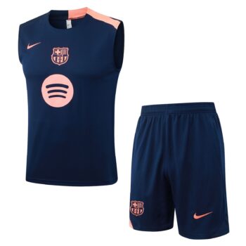 25/26 Barcellona Training Kit Blu/Rosa